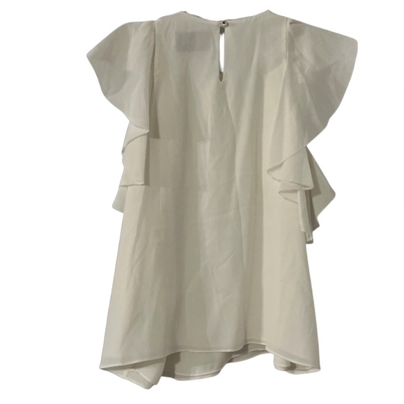 Alexis Butterfly Sleeve Silk Blouse - Picture 2 of 10